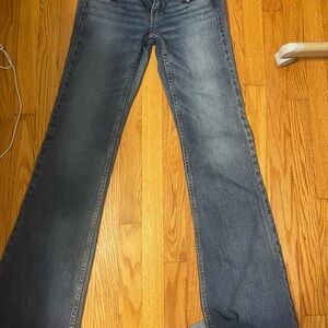 American Eagle Outfitters Dark Blue Flare Jeans